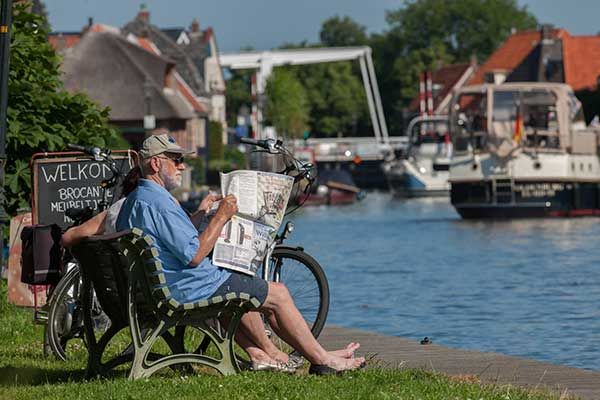 Haven in de provincie Overijssel Nederland