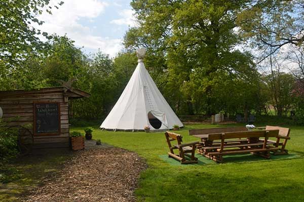 Groepsaccommodatie in Nederland Twentetipi