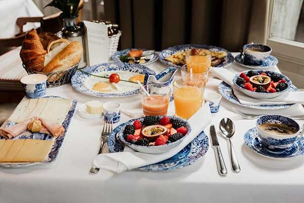 Ontbijt in 5 Sterren Hotel 717 Amsterdam Nederland