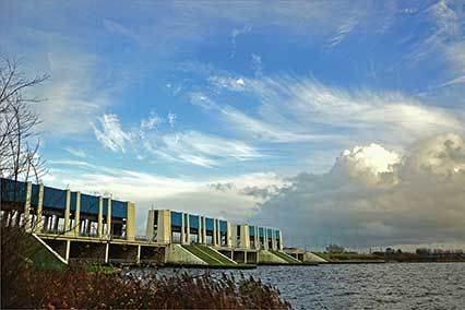 Lauwersoog Waddenzee Nederland