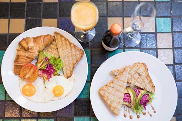 Lunchen in Amsterdam Nederland
