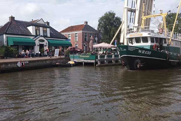 Belevenis aan het water in de Nederlandse Provincie Friesland