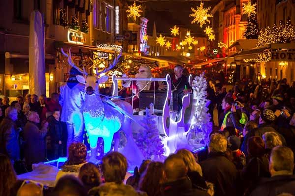 Kerstmarkt Valkenburg Limburg Nederland