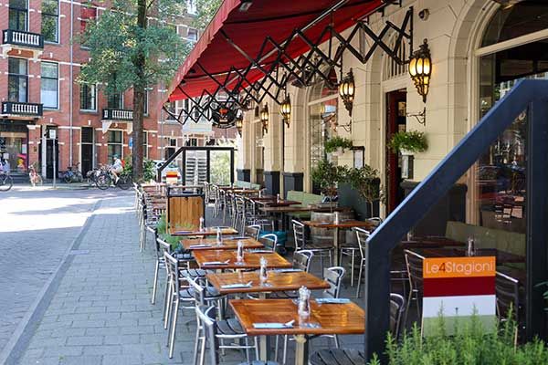 Italiaans Restaurant Pizzeria Le 4 Stagioni het meest bekende Authentieke Italiaans Restaurant in Amsterdam