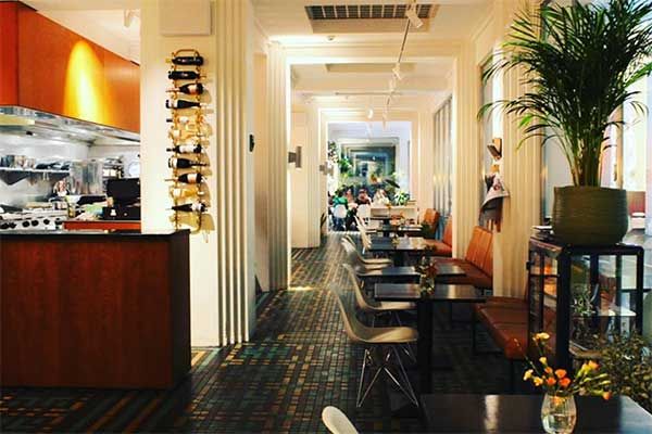 Restaurant in het Stadsarchief Amsterdam Nederland