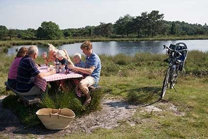 Landschap van de Nederlandse Provincie Drenthe