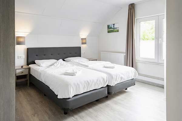 Slaapkamer groepshuis in Nederland